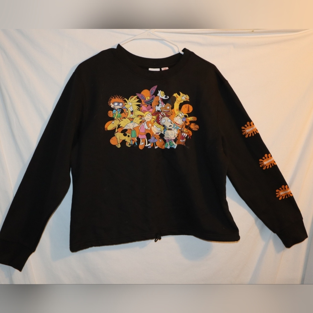 Nickelodean RUG RATS BLACK SWEATSWIRT - Picture 4 of 10